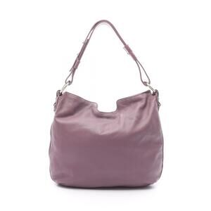 Gucci Shoulder Bag Leather Purple